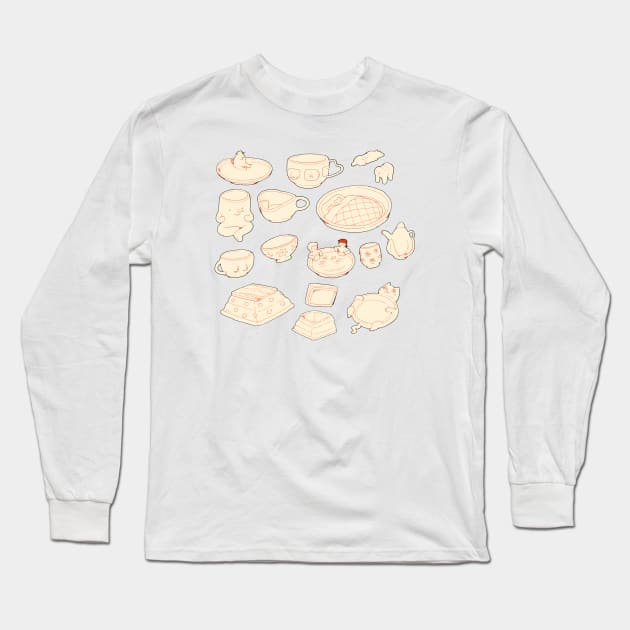 Pottery Long Sleeve T-Shirt by PeachyDoodle